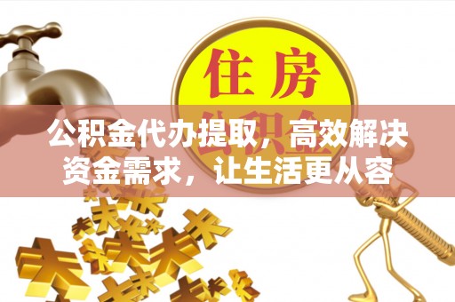 容县公积金代办提取，高效解决资金需求，让生活更从容