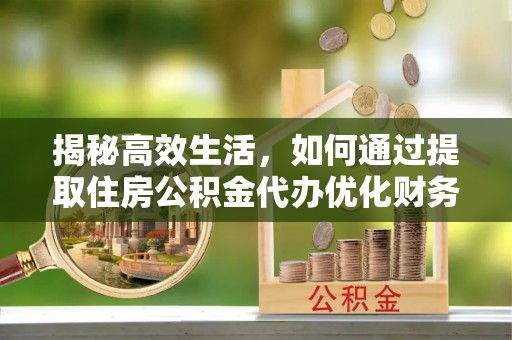 容县揭秘高效生活，如何通过提取住房公积金代办优化财务管理