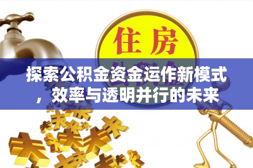 容县探索公积金资金运作新模式，效率与透明并行的未来