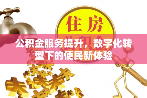 容县公积金服务提升，数字化转型下的便民新体验