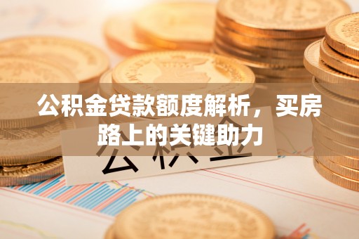 容县公积金贷款额度解析，买房路上的关键助力