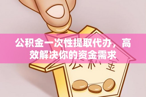 容县公积金一次性提取代办，高效解决你的资金需求