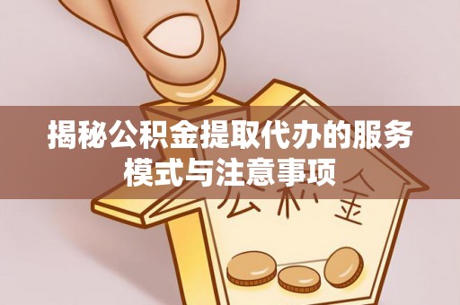 容县揭秘公积金提取代办的服务模式与注意事项